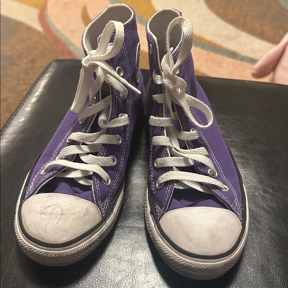 Converse Kids size 3 - High-Top Sneakers in Purple - Picture 3 of 7